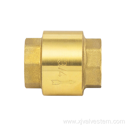 Brass horizontal check valve